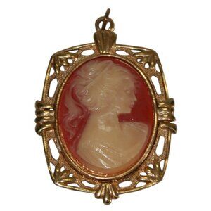 Vintage Stamped JJ Cameo Locket – Beautiful Condition
